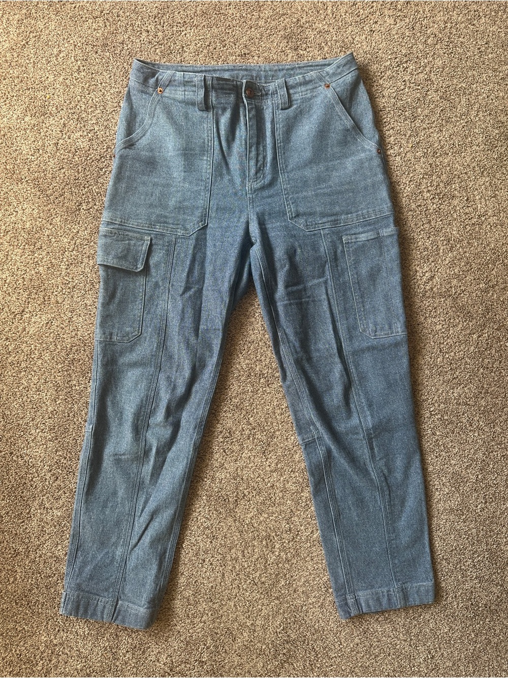 Duluth Trading Co. High-wasted Canvas Pants Size 8